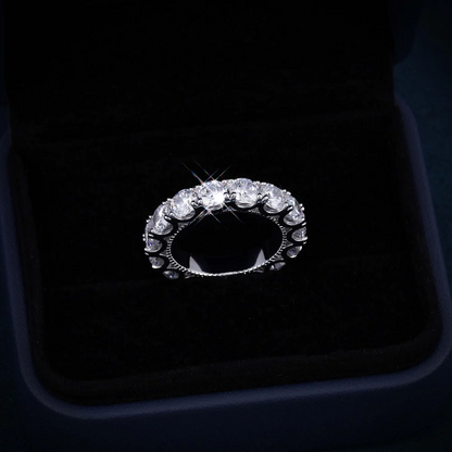 5mm VVS Eternity Band Ring 14K Gold