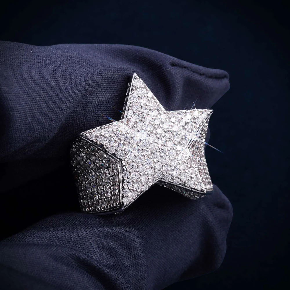 VVS Star Ring 14K Gold